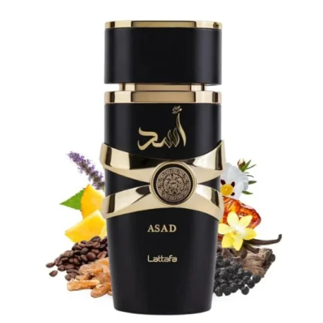 Lattafa Perfumes Asad Lattafa Perfumes Asad for Unisex Eau de Parfum Spray, 3.4 Ounce