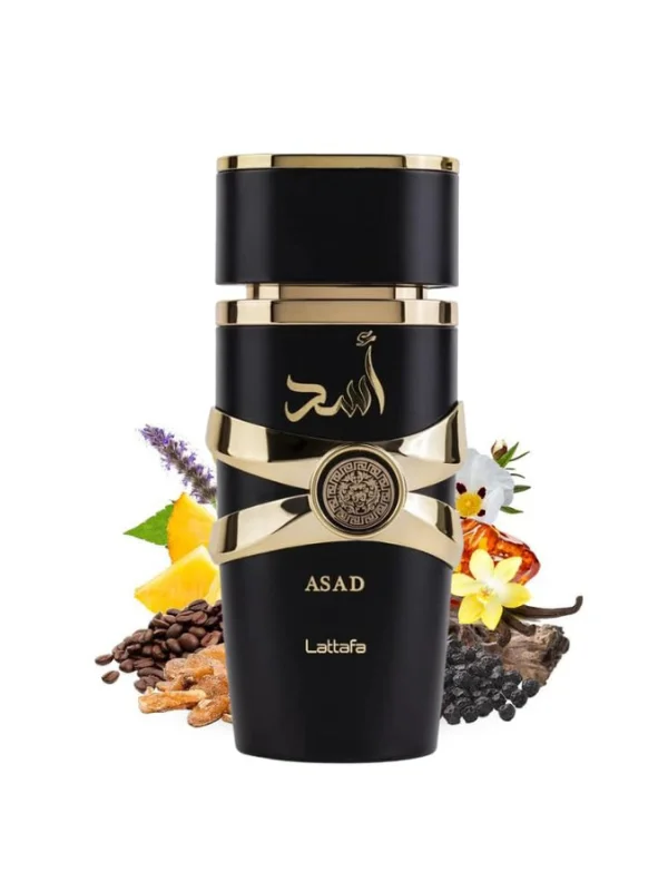 Lattafa Perfumes Asad for Unisex Eau de Parfum Spray, 3.4 Ounce